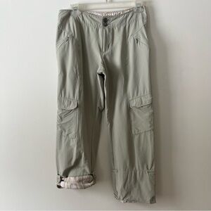 Columbia Titanium Outdoor Cargo Pants Women's 4 Beige Pockets Gorpcore